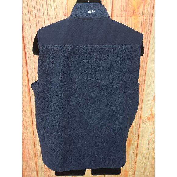 Vineyard Vines Cozy Fleece Vest Medium Elevate Your Layering Game - Picture 2 of 11